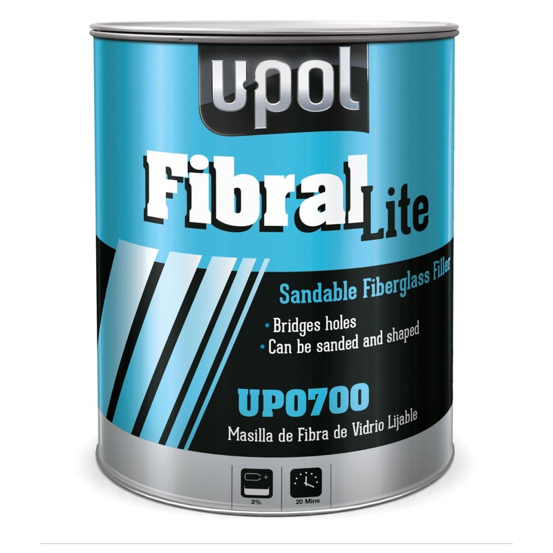 U-POL Products 0700 - Fiberglass Filler (3 Liter) , ALONG WITH BPO PASTE